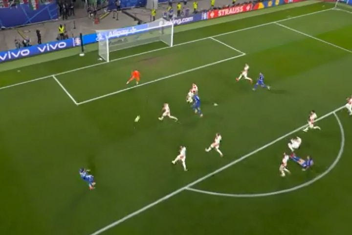 Euro 2024, Ιταλία – Κροατία: Το χρυσό γκολ της Σκουάντρα Ατζούρα στο 90+8′ με τον Τζακάνι