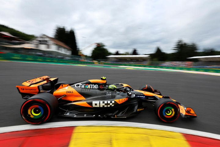 O Νόρις ταχύτερος στις δεύτερες δοκιμές του Σπα, στα δύο δέκατα ο Φερστάπεν