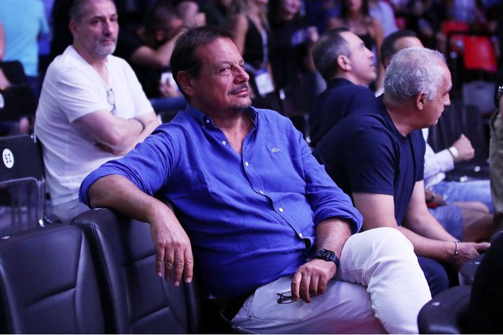 Προολυμπιακό: Ο Εργκίν Αταμάν στο ΣΕΦ για τον μεγάλο τελικό της Ελλάδας με την Κροατία