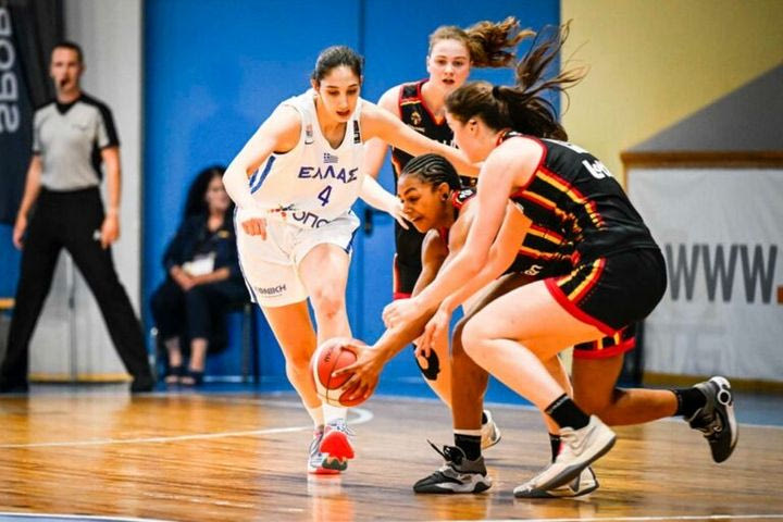 Ελλάδα – Βέλγιο 46-87: Για τις θέσεις 9-15 θα παίξει η Εθνική Νέων Γυναικών στο Ευρωπαϊκό U20 Β΄κατηγορίας