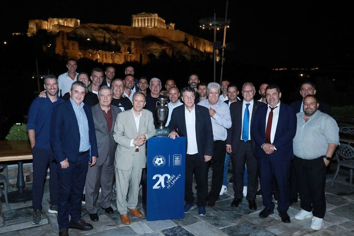 Εθνική Ελλάδας: Η ΕΠΟ παρέθεσε δείπνο στους Legends 2004 για τη συμπλήρωση 20 χρόνων από τον άθλο του Euro