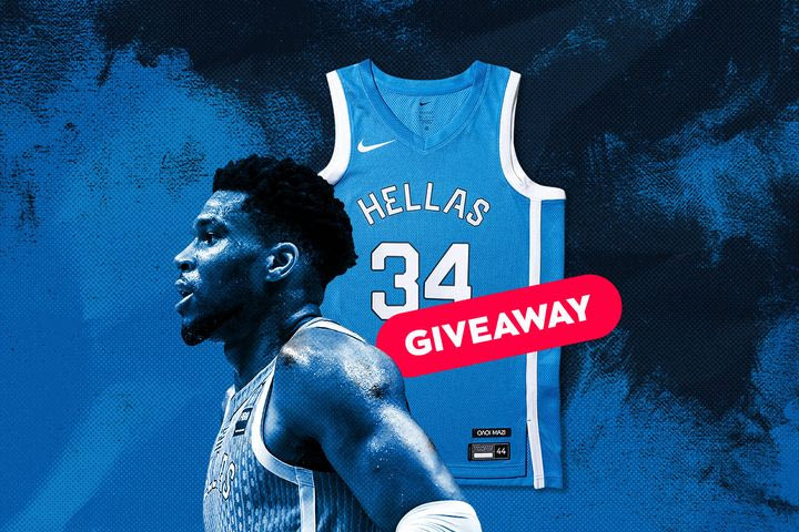 Το απόλυτο γαλανόλευκο giveaway του SPORT24: Κάνε δική σου μία limited edition φανέλα του Γιάννη Αντετοκούνμπο