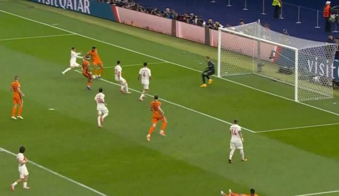 Το 2-1 της Ολλανδίας με αυτογκόλ του Μουλντούρ