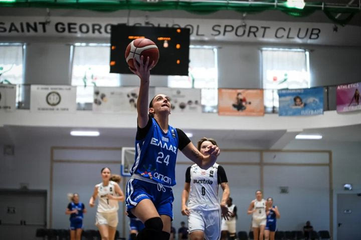 Η Εθνική Νέων Γυναικών επικράτησε εμφατικά της Αυστρίας για το Ευρωπαϊκό U20 Β’ κατηγορίας