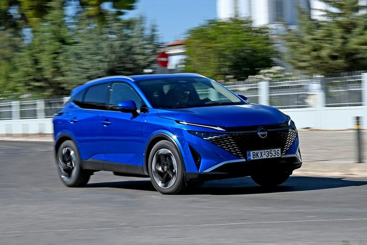 Δοκιμή του ανανεωμένου SUV Nissan Qashqai στην ήπια υβριδική έκδοση των 140 ίππων
