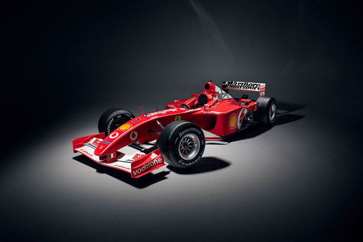 Μέσα σε ένα χρόνο η Ferrari F2001B του Μίκαελ Σουμάχερ ακρίβυνε κατά 2 εκατομμύρια ευρώ