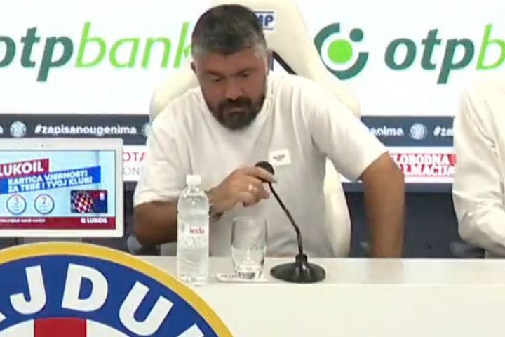 Γκατούζο: “Ρεσιτάλ” από τον Ιταλό σε συνέντευξη της Χάιντουκ, είπε “γαμ@@@@” σε παίκτη του