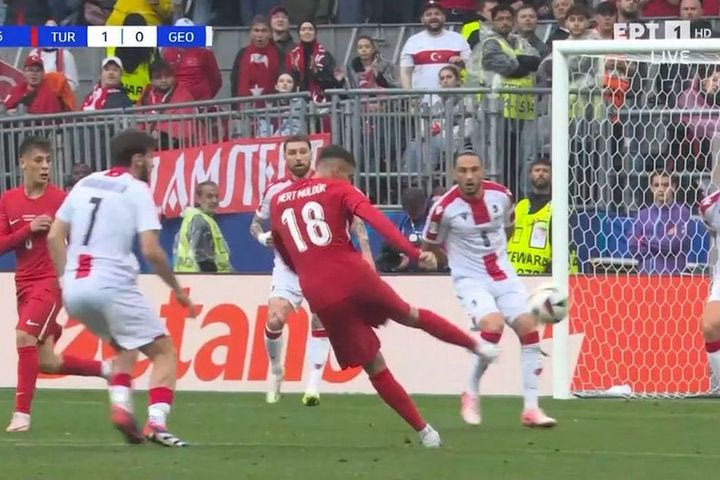 Euro 2024, Τουρκία – Γεωργία: Ο Μουλντούρ με γκολάρα στην κίνηση έκανε το 1-0