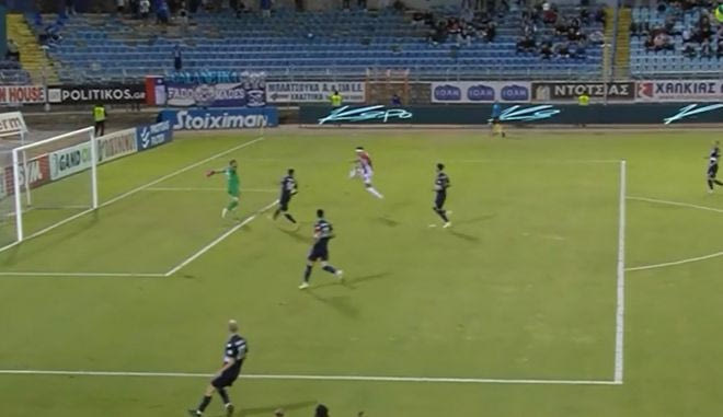 Το πλασέ στην κίνηση του Μπετανκόρ για το 2-0 του Πανσερραϊκού