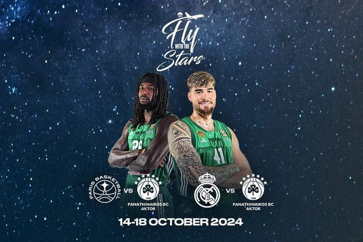 Παναθηναϊκός AKTOR: “Fly With The Stars” στο Παρίσι και τη Μαδρίτη