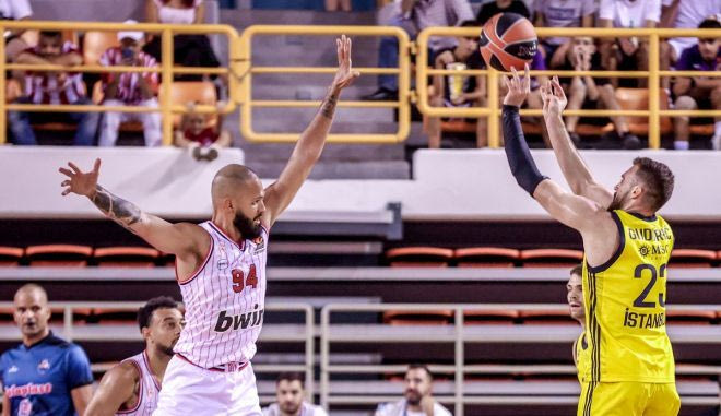 Τα highlights της αναμέτρησης του Ολυμπιακού με τη Φενέρμπαχτσε για το IBT Crete