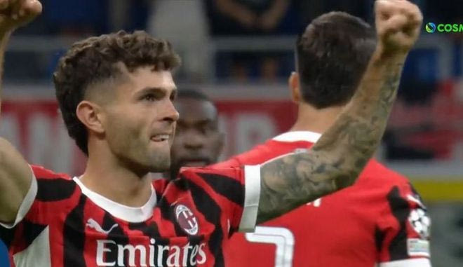Το 1-0 της Μίλαν με τον Κριστιάν Πούλισικ