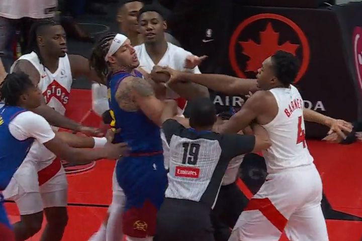 NBA: Σκότι Μπαρνς και Άαρον Γκόρντον ήρθαν στα χέρια μετά από σκληρό φάουλ του Ράσελ Γουέστμπρουκ