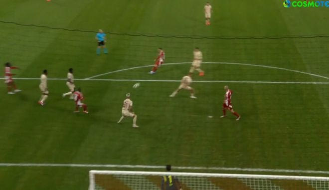 Το ιδανικό πλασέ του Λάζε για το 4-0 της Μπρεστ