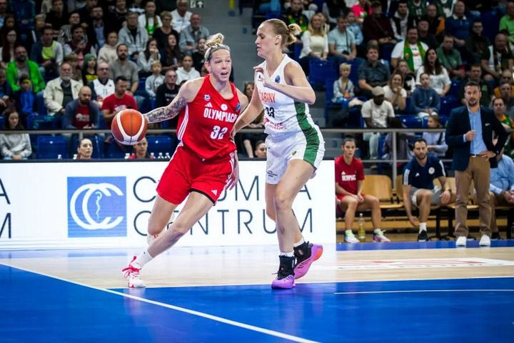 Μπρνο – Ολυμπιακός 92-61: Βαριά ήττα στην πρεμιέρα της EuroLeague Women για τις ερυθρόλευκες