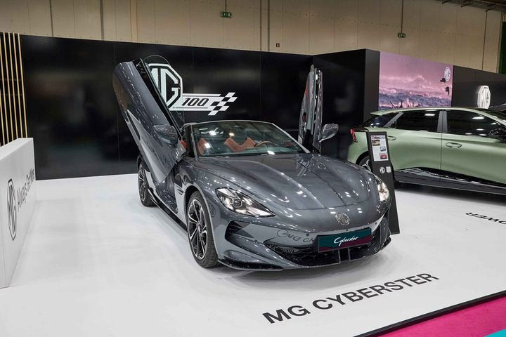 H MG κλέβει τις εντυπώσεις στην Έκθεση Αυτοκινήτου- Το Cyberster πόλος έλξης για τους επισκέπτες