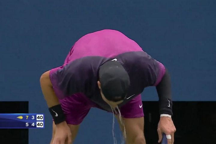 US Open: Ο Ντρέιπερ έκανε εμετό την ώρα του αγώνα με τον Σίνερ