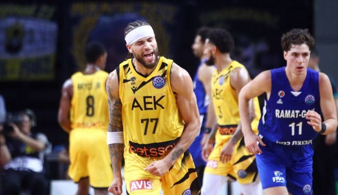 Τα highlights από τη νίκη της ΑΕΚ Betsson κόντρα στη Μακάμπι Ραμάτ Γκαν