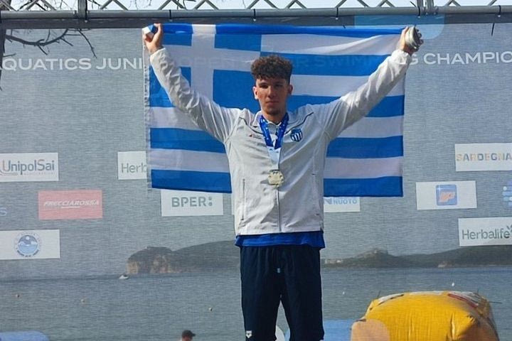 Ο Κακουλάκης κατέκτησε το ασημένιο μετάλλιο στα 3 χιλιόμετρα Knockout Sprint
