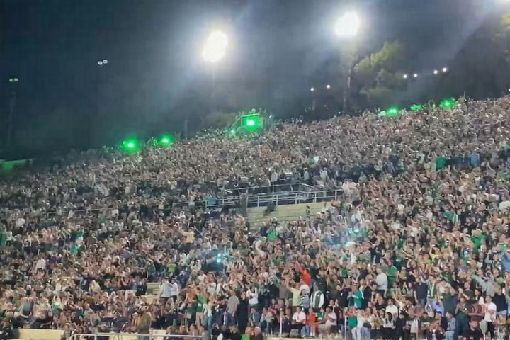 Παναθηναϊκός AKTOR: Ο εκκωφαντικός θόρυβος των φίλων των πρασίνων πριν υποδεχθούν τους πρωταθλητές Ευρώπης στο Καλλιμάρμαρο