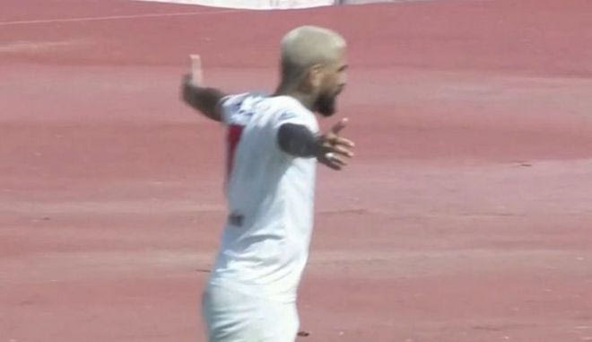 Ο Κολοβός με ωραίο πλασέ έκανε το 0-2 για τον Πανιώνιο