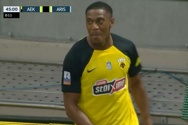 Ο Μαρσιάλ έκανε το 1-0 και πέτυχε το πρώτο γκολ του με την ΑΕΚ
