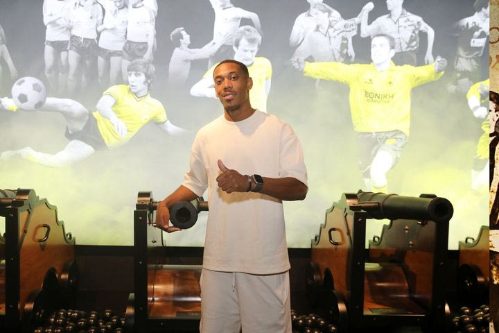 Μαθήματα ΑΕΚτζήδικης ιστορίας για τον Μαρσιάλ: Οι φωτογραφίες με τα κανόνια, τα τρόπαια και το ομοίωμα του Θωμά Μαύρου