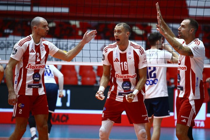 Champions League βόλεϊ: Πού θα δείτε το πρώτο παιχνίδι του Ολυμπιακού κόντρα στη Σεντ Ναζέρ για τα playoffs της διοργάνωσης