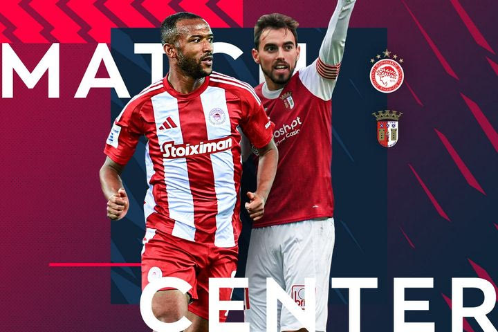LIVE: Ολυμπιακός – Μπράγκα