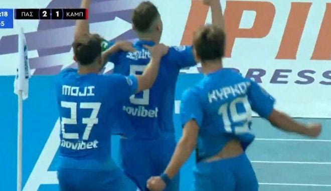 Με κεφαλιά ο Σομποτσίνσκι στο 90+1′ έκανε το 2-1 για τον ΠΑΣ Γιάννινα