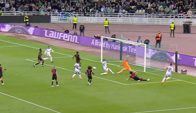 Ο Πελίστρι μείωσε σε 4-1 για τον Παναθηναϊκό