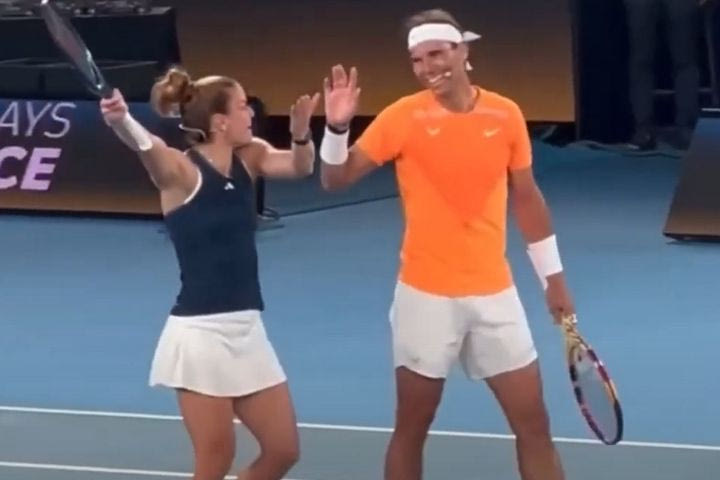 Σάκκαρη σε Ναδάλ: “Ευχαριστούμε που μας ενέπνευσες”