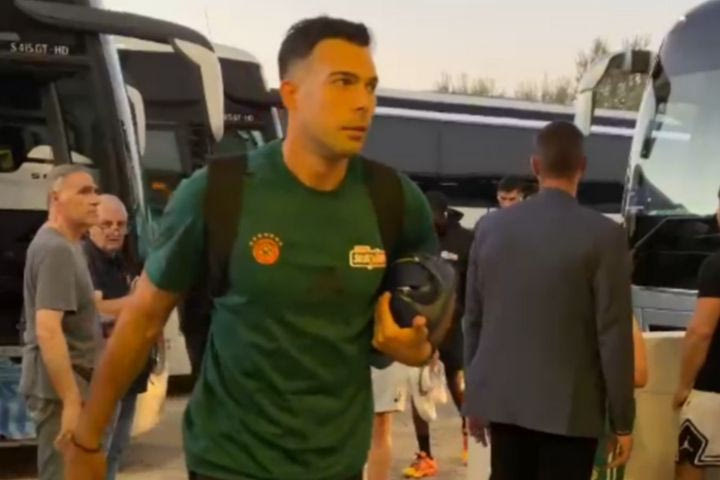Παναθηναϊκός AKTOR: Η άφιξη των πρασίνων στο γήπεδο για τον τελικό του Stoiximan Super Cup