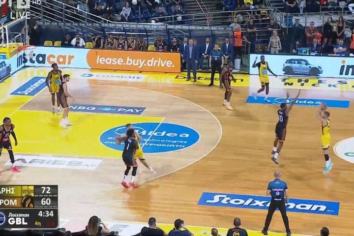 Stoiximan GBL: Απίθανος Τολιόπουλος στην κορυφή του Top-10 της 3ης αγωνιστικής