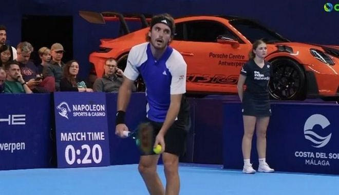 Τα δύο break points που έσβησε ο Τσιτσιπάς