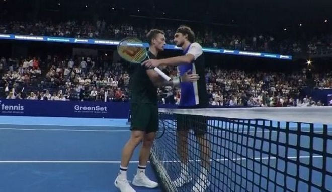 Τα highlights από την ήττα του Τσιτσιπά κόντρα στον Λεχέτσκα