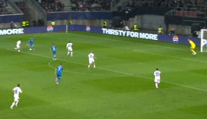 Το υπέροχο γκολ του Τζόλη για το 1-0 της Μπριζ