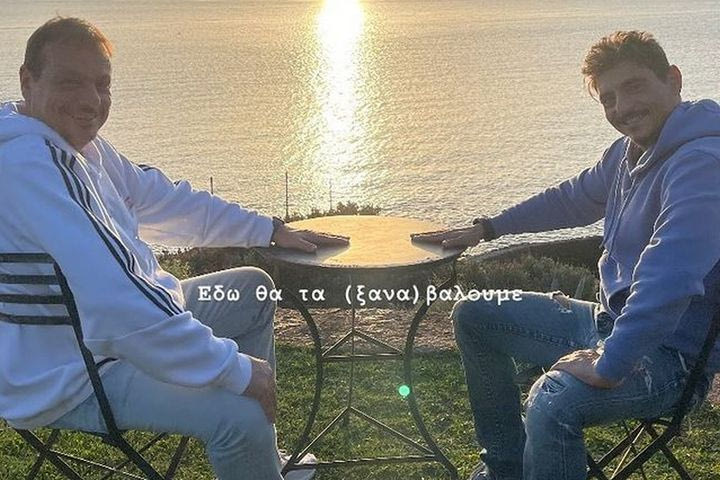 Συνάντηση Γιαννακόπουλου – Αταμάν και ατάκα με νόημα: “Εδώ θα τα (ξανα)βάλουμε”