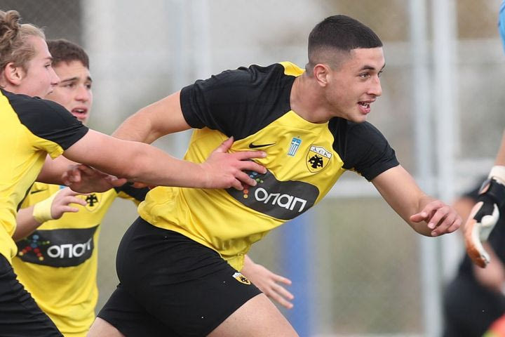 Κ17 ΑΕΚ – Ολυμπιακός 1-0: Κιτρινόμαυρη επικράτηση με χρυσή αλλαγή τον Τσόμο