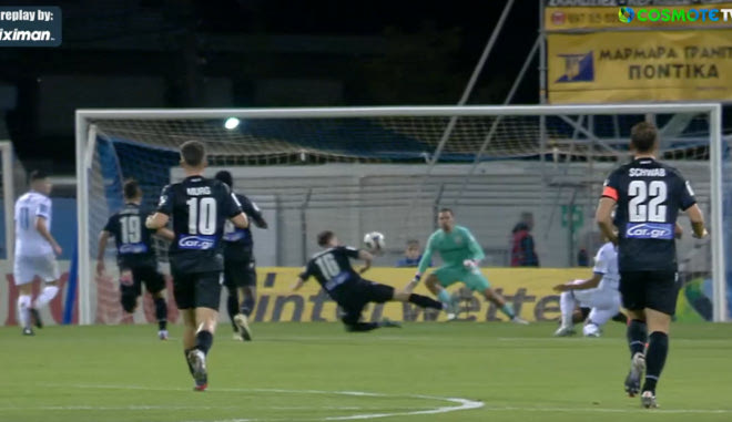 Το όμορφο γκολ του Φουρτάδο για το 1-0 της Λαμίας επί του ΠΑΟΚ