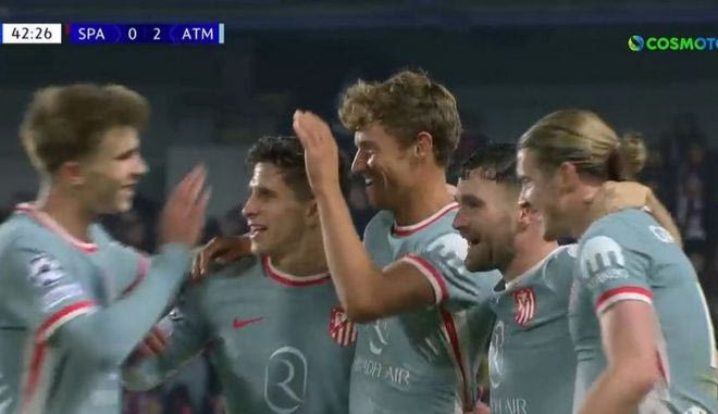 Το 2-0 της Ατλέτικο με τον Γιορέντε