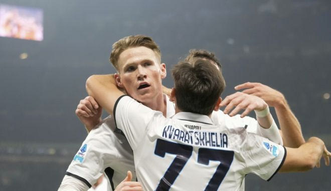To 1-0 της Νάπολι με τον ΜακΤόμινεϊ