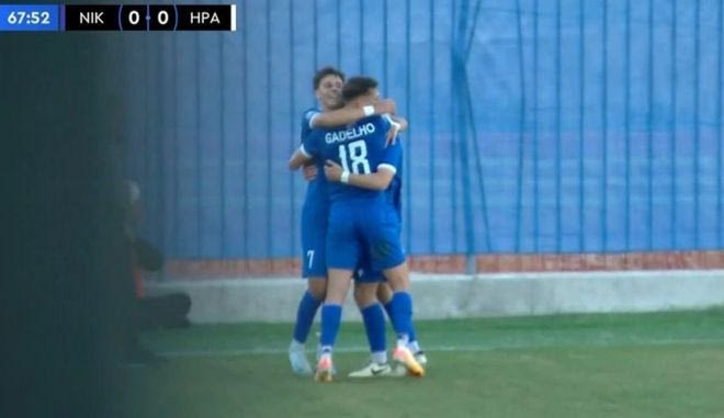Ο Σαποβάλοφ άνοιξε το σκορ για τη Νίκη Βόλου με εξαιρετική ομαδική ενέργεια
