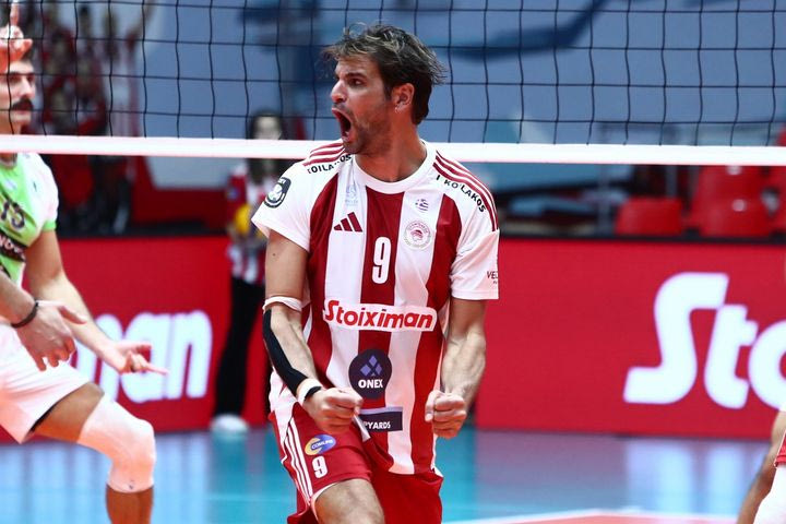Ολυμπιακός – Μίλωνας 3-0: Συνεχίζουν αήττητοι οι ερυθρόλευκοι στην Volley League Ανδρών
