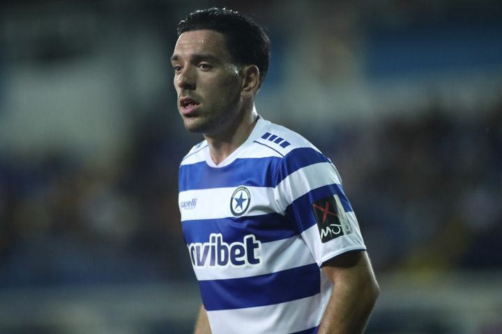 O Αθανασίου με τη φανέλα του Ατρόμητου