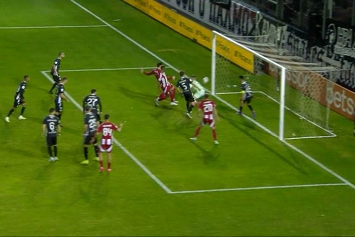 Το 1-0 του Ολυμπιακού με τον Μπιανκόν