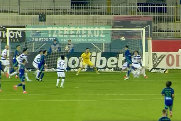 Το 1-1 του Παναθηναϊκού απέναντι στον Ατρόμητο με κεφαλιά του Τσέριν