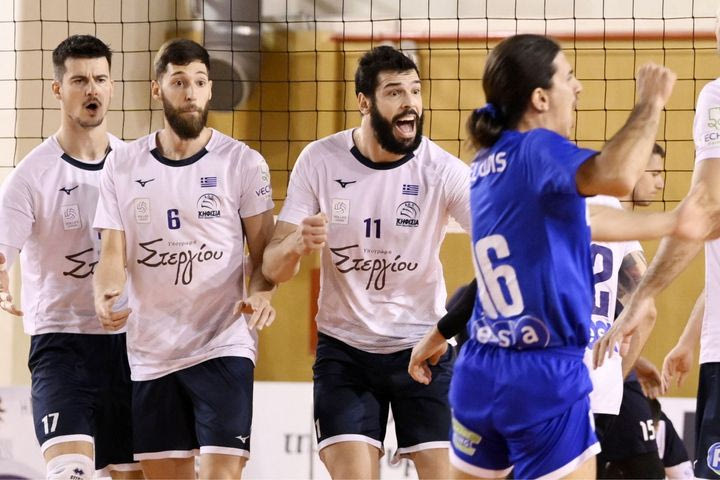 Volley League ανδρών: Ο Φοίνικας Σύρου απέδρασε από την Ορεστιάδα, διπλό τετράδας της Κηφισιάς στην έδρα του Φλοίσβου
