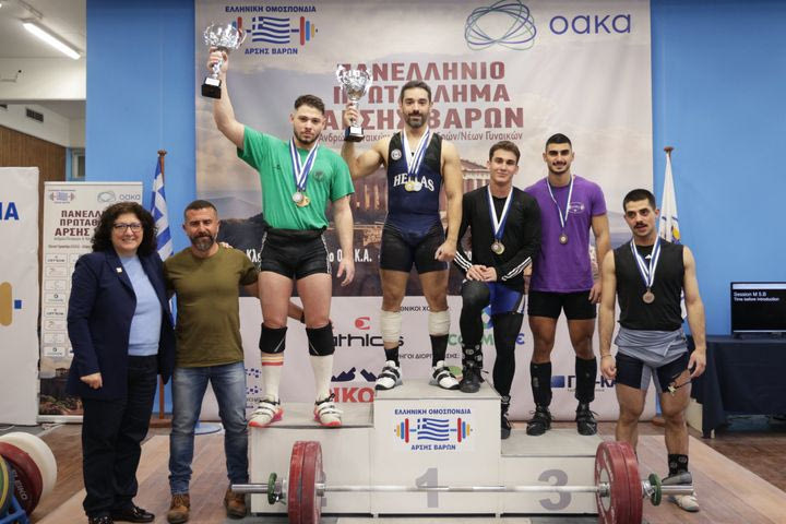 Άρση βαρών: Έξι πανελλήνια ρεκόρ σημειώθηκαν στην πρώτη μέρα του Πανελλήνιου Πρωταθλήματος