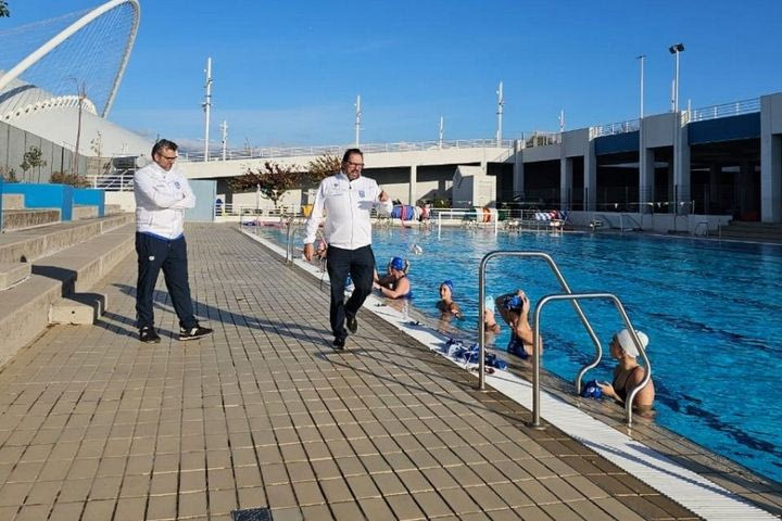 Πρώτη προπόνηση της Εθνικής Γυναικών παρουσία του προέδρου της ΚΟΕ